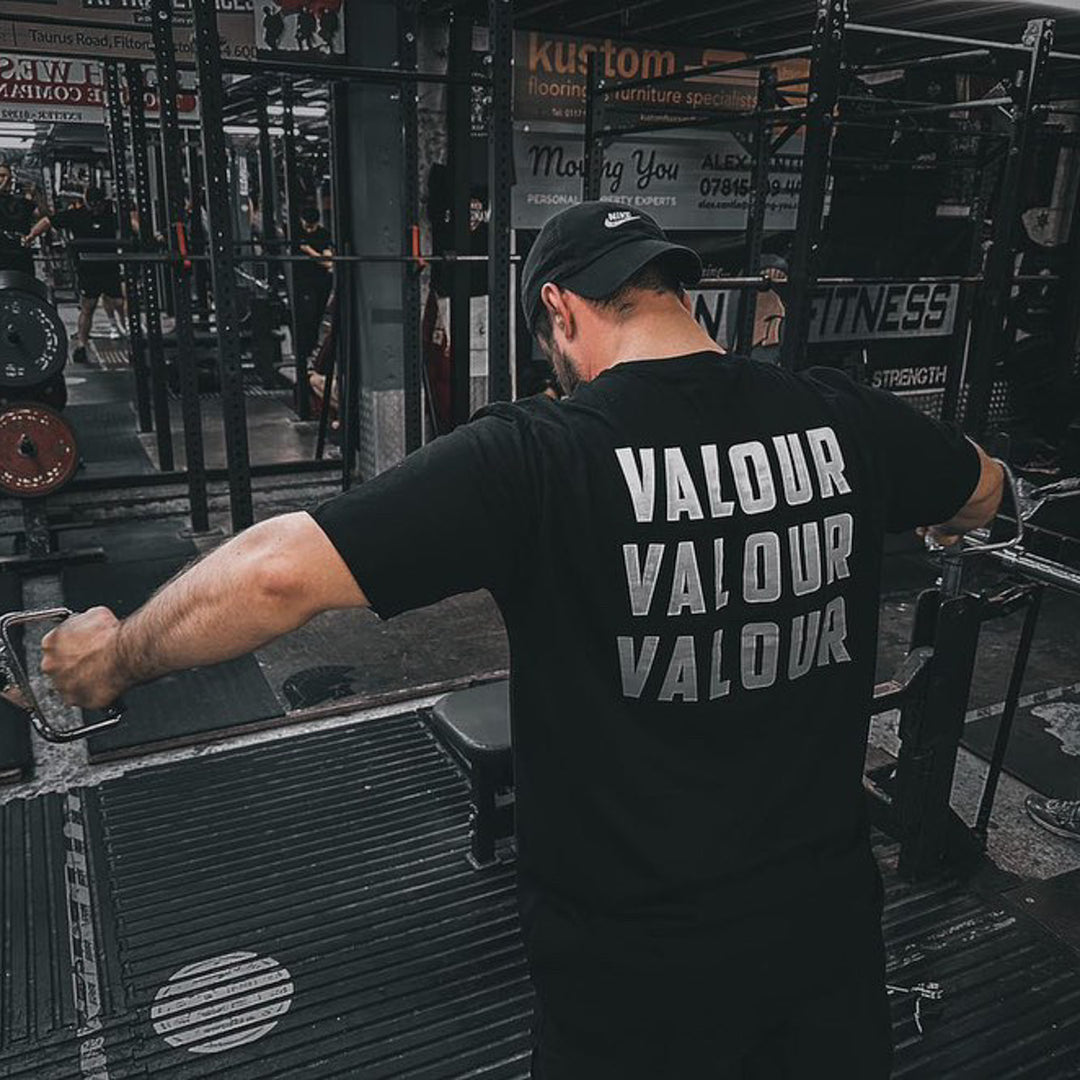 valour shirt in gym