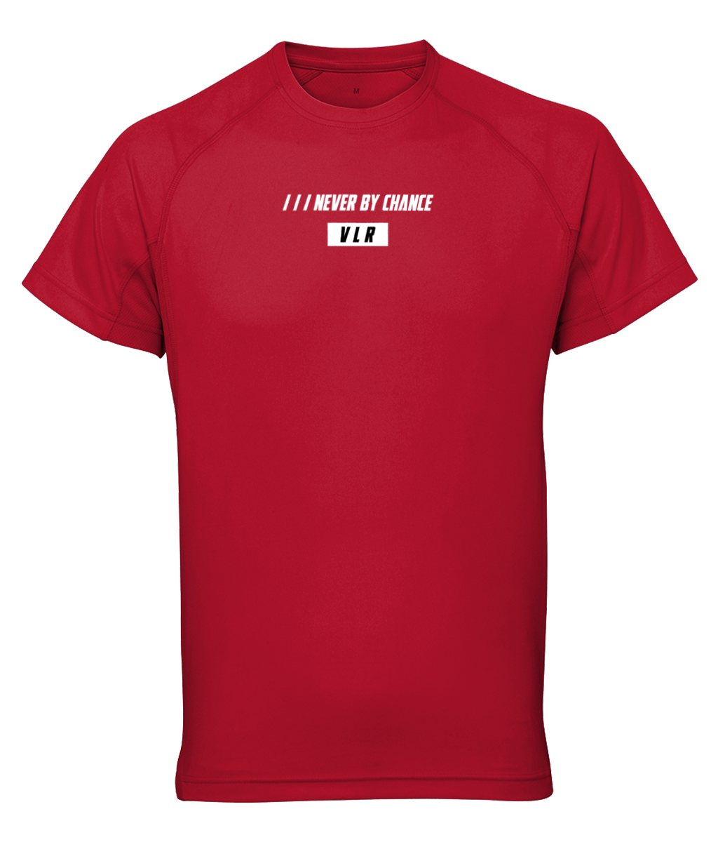 red performance shirt